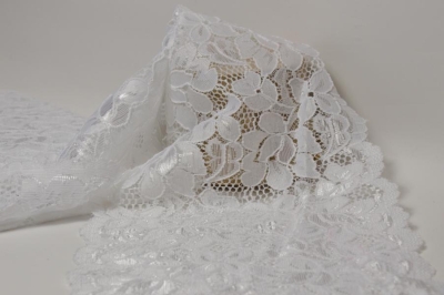 Spitze elastisch / weiß